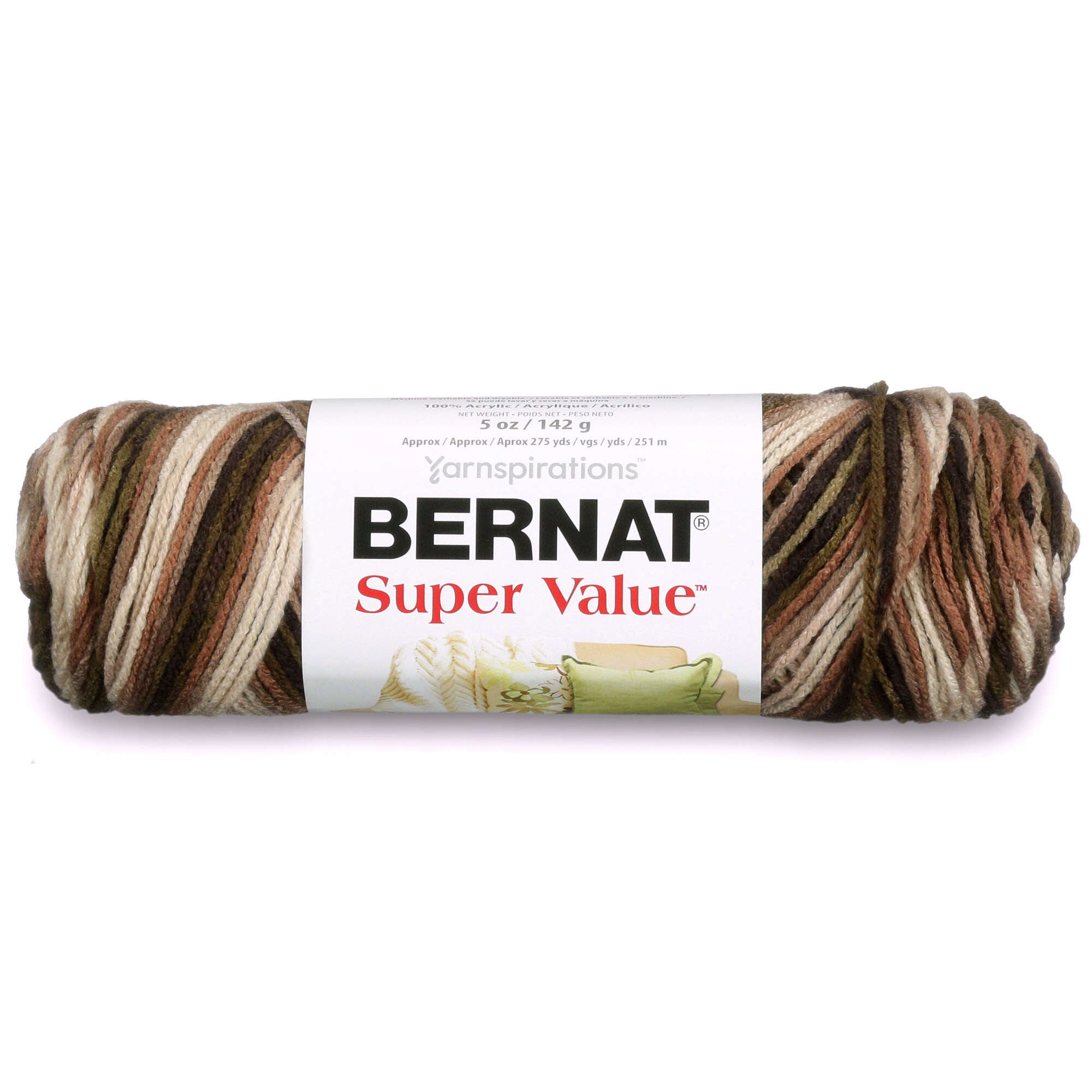 Bernat Super Value Variegates Yarn